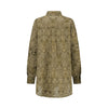 INTO THE EAST 25 Autumn/Winter Moss Green Dark Pattern Print Linen Shirt/Straight Pants ITE-E1DGAW004GR21SH-LV Top